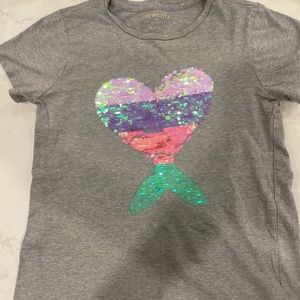 Sequins short sleeve t shirt